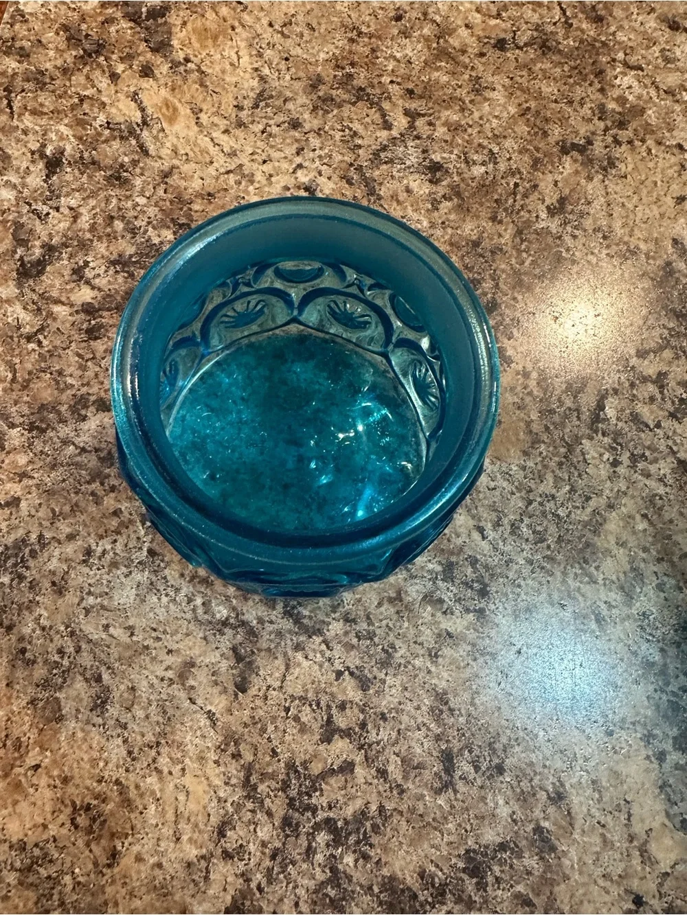 L.E. SMITH Colonial BLUE MOON AND STARS Vintage-Style Glassware set